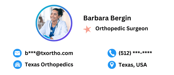 orthopedic surgeon email list