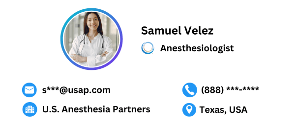 anesthesiologist email list