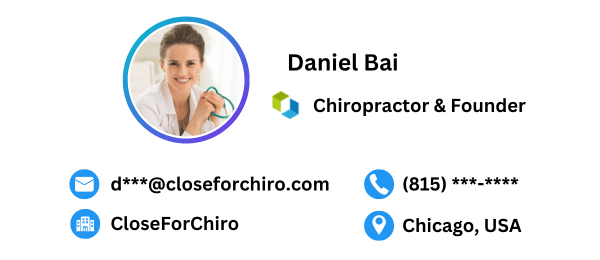 chiropractor email list